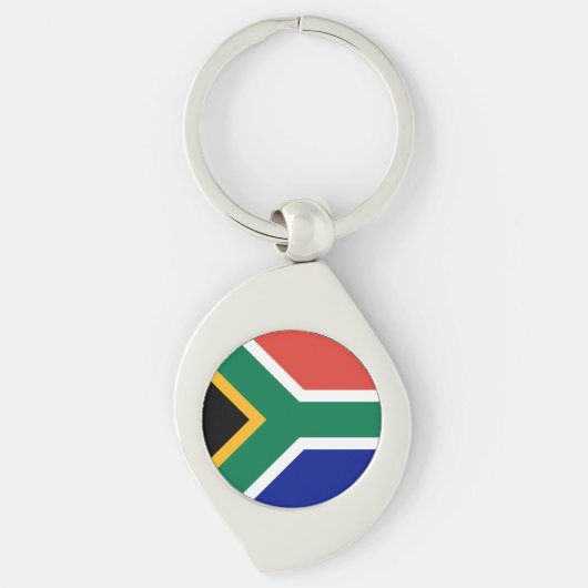 Porte-clés Drapeau de l'Afrique du Sud (Devant)