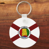 Porte-clés Drapeau de l'Alabama (Recto)