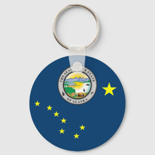 Porte-clés Drapeau de l'Alaska