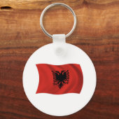 Porte-clés Drapeau de l'Albanie (Recto)