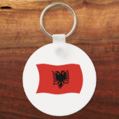 Porte-clés Drapeau de l'Albanie (Recto)