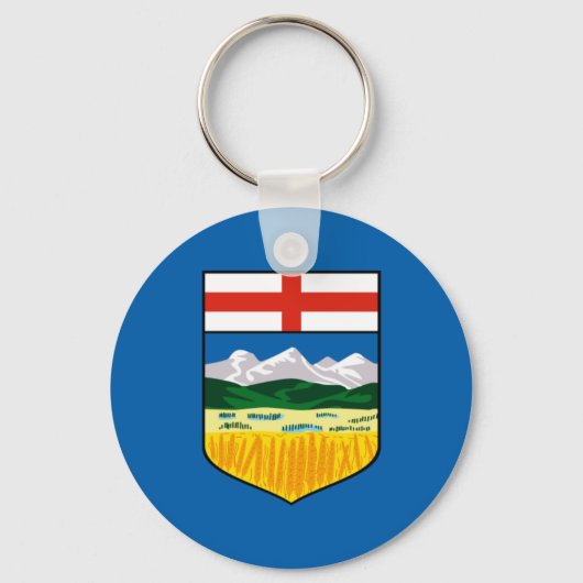 Porte-clés Drapeau de l'Alberta (Recto)