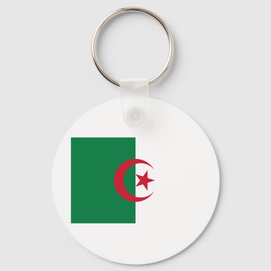 Porte-clés Drapeau de l'Algérie (Recto)
