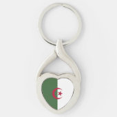 Porte-clés Drapeau de l'Algérie (Devant)
