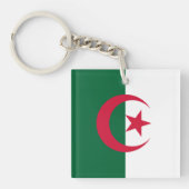 Porte-clés Drapeau de l'Algérie (Devant)