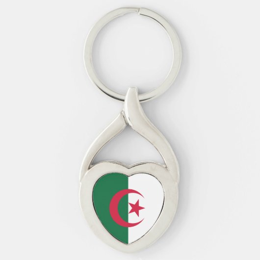 Porte-clés Drapeau de l'Algérie (Devant)