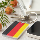 PORTE-CLÉS DRAPEAU DE L'ALLEMAGNE (Devant droit)