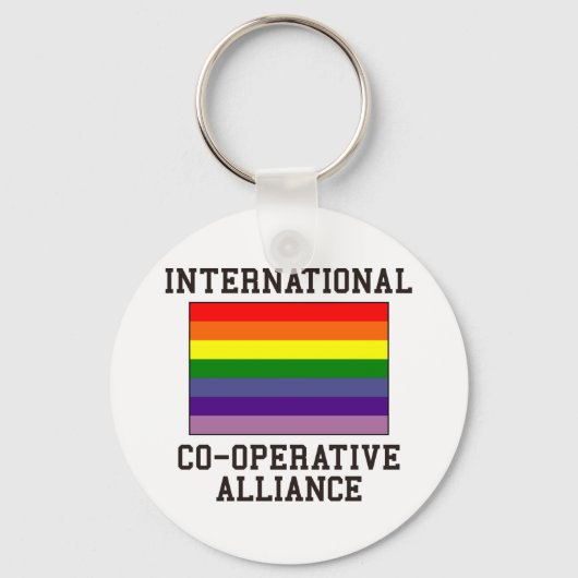 Porte-clés Drapeau de l'Alliance coopérative (Recto)