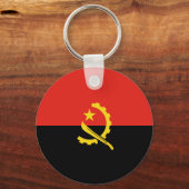 Porte-clés Drapeau de l'Angola (Verso)