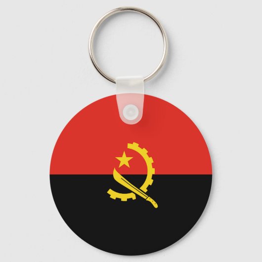 Porte-clés Drapeau de l'Angola (Verso)