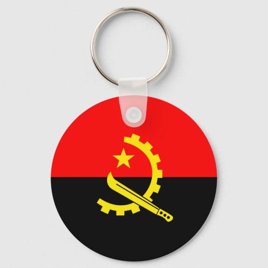Porte-clés Drapeau de l'Angola (Recto)