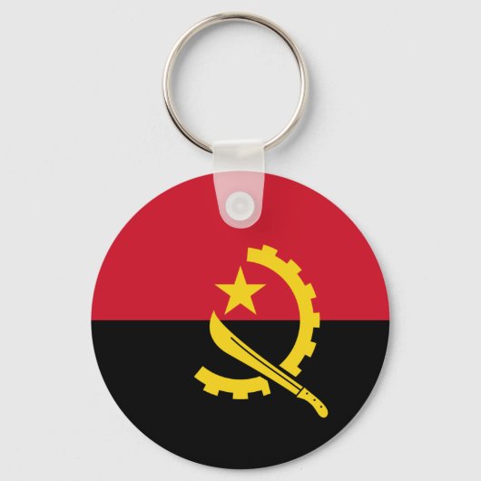 Porte-clés Drapeau de l'Angola - Bandeira de Angola (Recto)