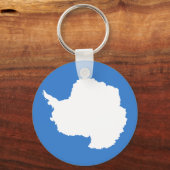 Porte-clés Drapeau de l'Antarctique (Recto)