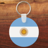 Porte-clés Drapeau de l'Argentine (Verso)