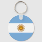 Porte-clés Drapeau de l'Argentine (Verso)