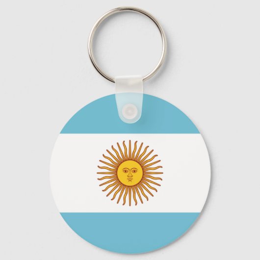 Porte-clés Drapeau de l'Argentine (Recto)