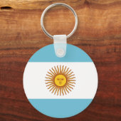 Porte-clés Drapeau de l'Argentine (Recto)