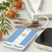 Porte-clés Drapeau de l'Argentine (Devant droit)