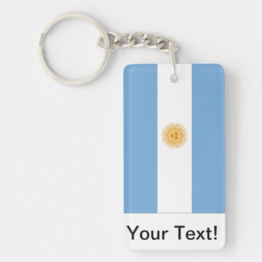 Porte-clés Drapeau de l'Argentine (Devant)