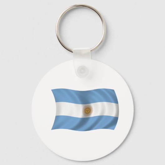 Porte-clés Drapeau de l'Argentine (Recto)