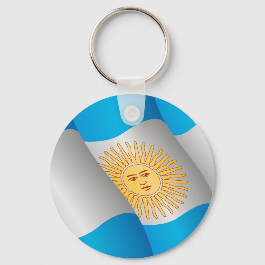 Porte-clés Drapeau de l'Argentine porte - clé (Recto)