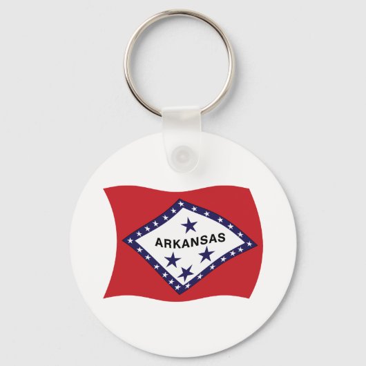 Porte-clés Drapeau de l'Arkansas (Recto)