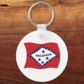 Porte-clés Drapeau de l'Arkansas (Recto)
