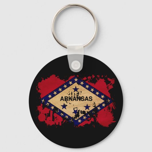 Porte-clés Drapeau de l'Arkansas (Recto)