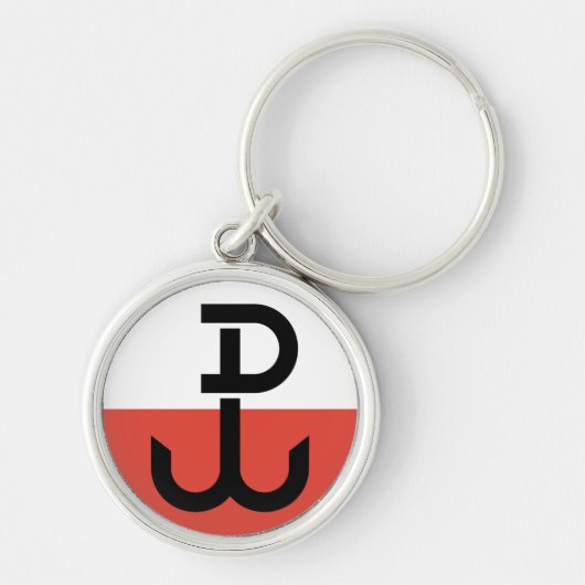 Porte-clés Drapeau de l'Armia Krajowa (Devant)