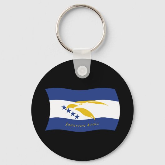 Porte-clés Drapeau de l'Atoll Johnston (Recto)
