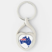 Porte-clés drapeau de l'Australie (Devant)