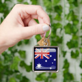 Porte-clés Drapeau de l'Australie (main)