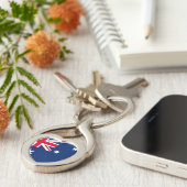 Porte-clés Drapeau de l'Australie (Côté )