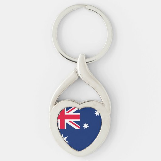Porte-clés Drapeau de l'Australie (Devant)