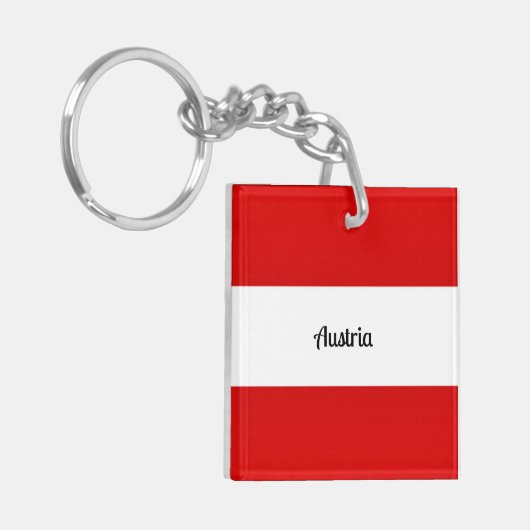 Porte-clés Drapeau de l'Autriche (Devant gauche)