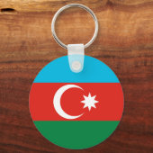 Porte-clés Drapeau de l'Azerbaïdjan (Recto)