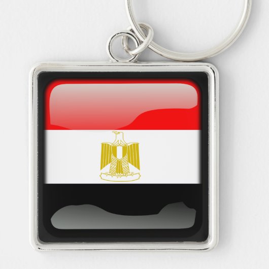 Porte-clés Drapeau de l'Égypte (Devant)