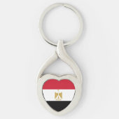 Porte-clés Drapeau de l'Égypte (Devant)