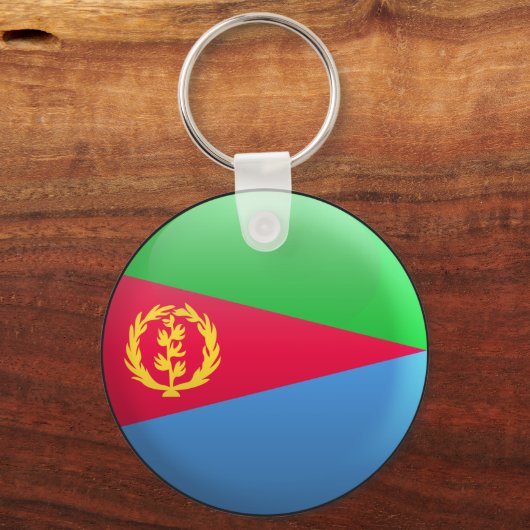 Porte-clés Drapeau de l'Érythrée (Recto)