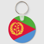 Porte-clés Drapeau de l'Érythrée (Verso)