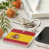 Porte-clés Drapeau de l'Espagne (Devant Droit)