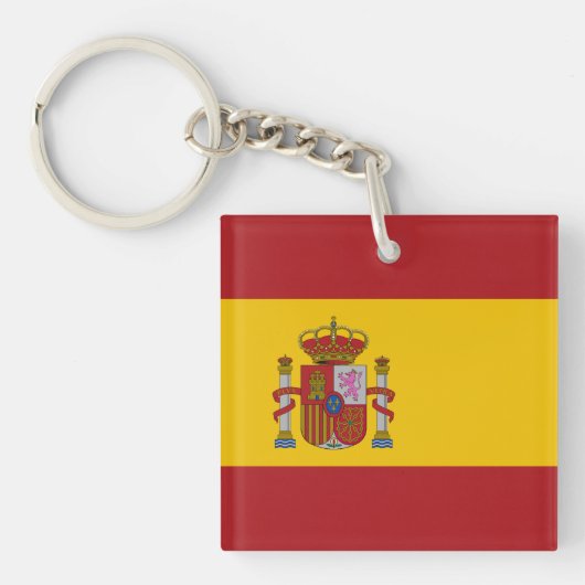 Porte-clés Drapeau de l'Espagne (Devant)