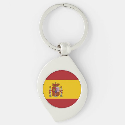 Porte-clés Drapeau de l'Espagne (Devant)
