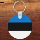 Porte-clés Drapeau de l'Estonie (Verso)