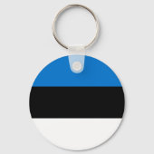 Porte-clés Drapeau de l'Estonie (Verso)