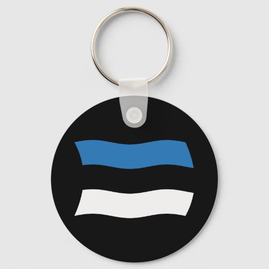 Porte-clés Drapeau de l'Estonie (Recto)