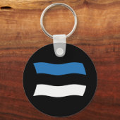 Porte-clés Drapeau de l'Estonie (Recto)
