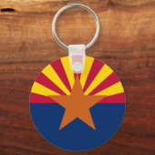 Porte-clés Drapeau de l'État d'Arizona (Recto)