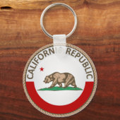 Porte-clés Drapeau de l'État de Californie (Recto)