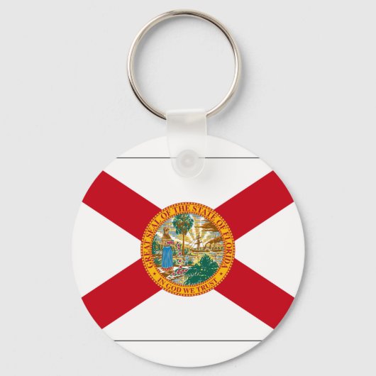 Porte-clés Drapeau de l'État de Floride (Recto)